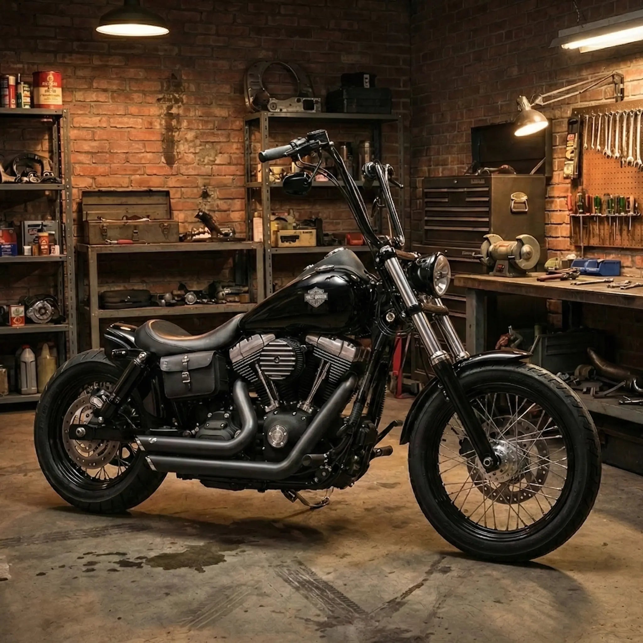 H-D® Dyna Bolt On Battery Bag | Model DBB02 | Made in USA